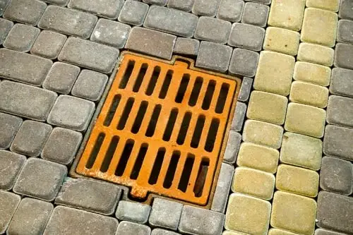 Drain camera inspection revealing the inside condition of a sewer line